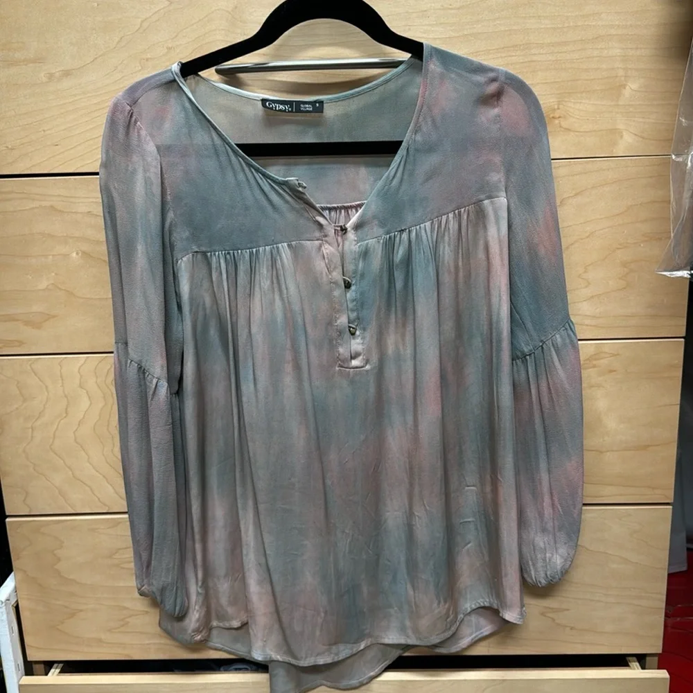 Loose flowy nearly new boho blouse - Picture 1 of 2